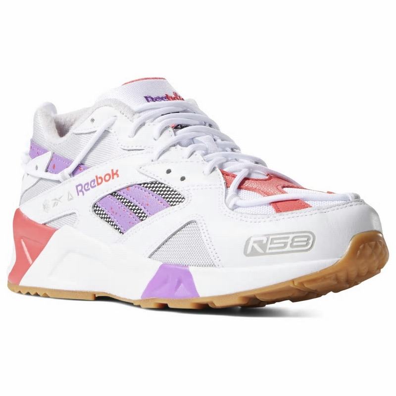 Tenisi Reebok Aztrek R58 Barbati Albi/Violet Romania JF9029GY